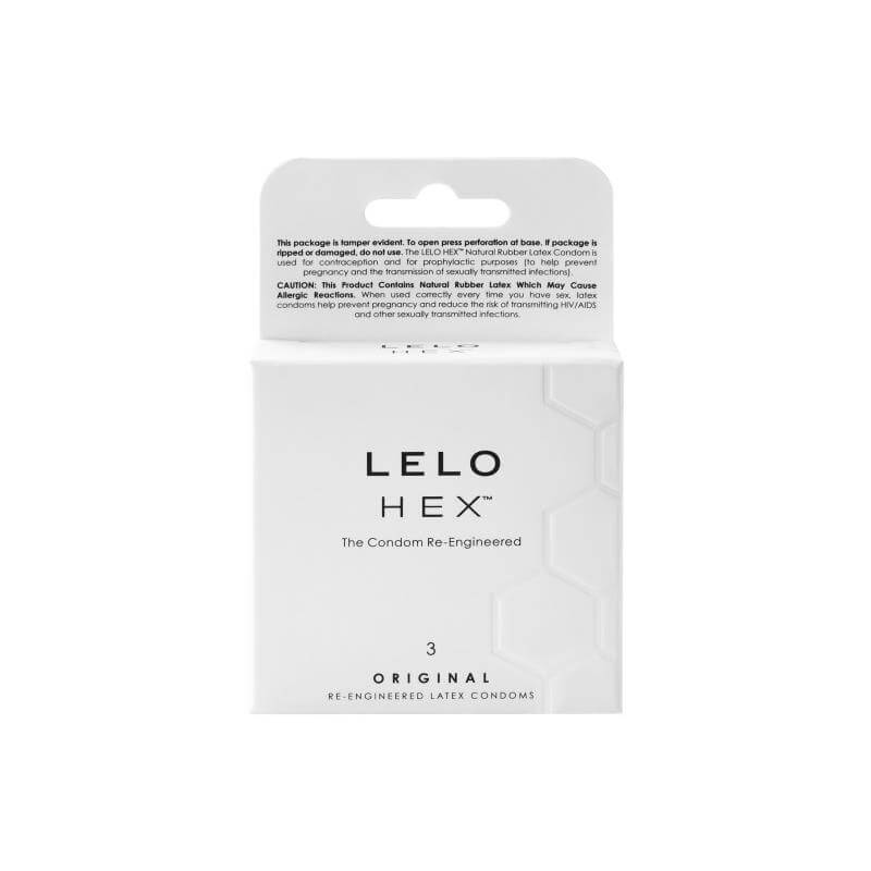 Lelo HEX Original kondoomid, 3 tk